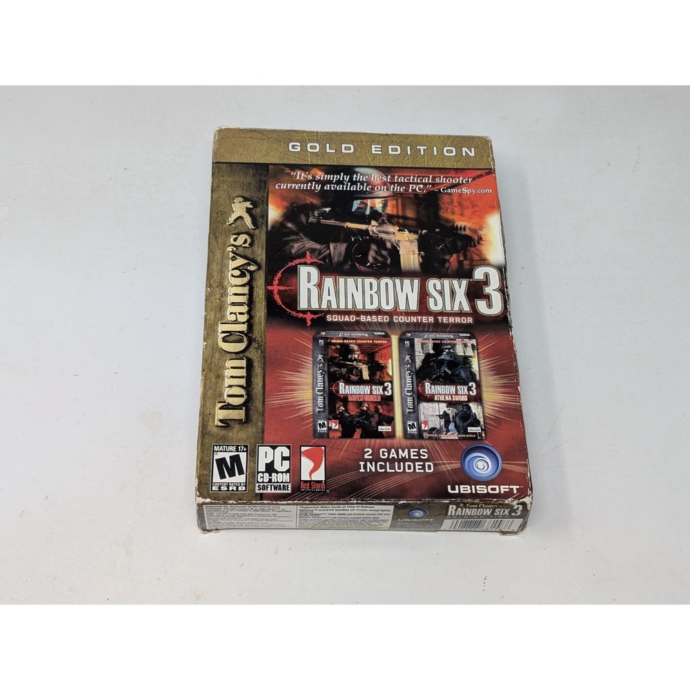 Tom Clancy's Rainbow‎ Six 3: Gold Edition (PC, 2003) In Box – Brand New & Sealed